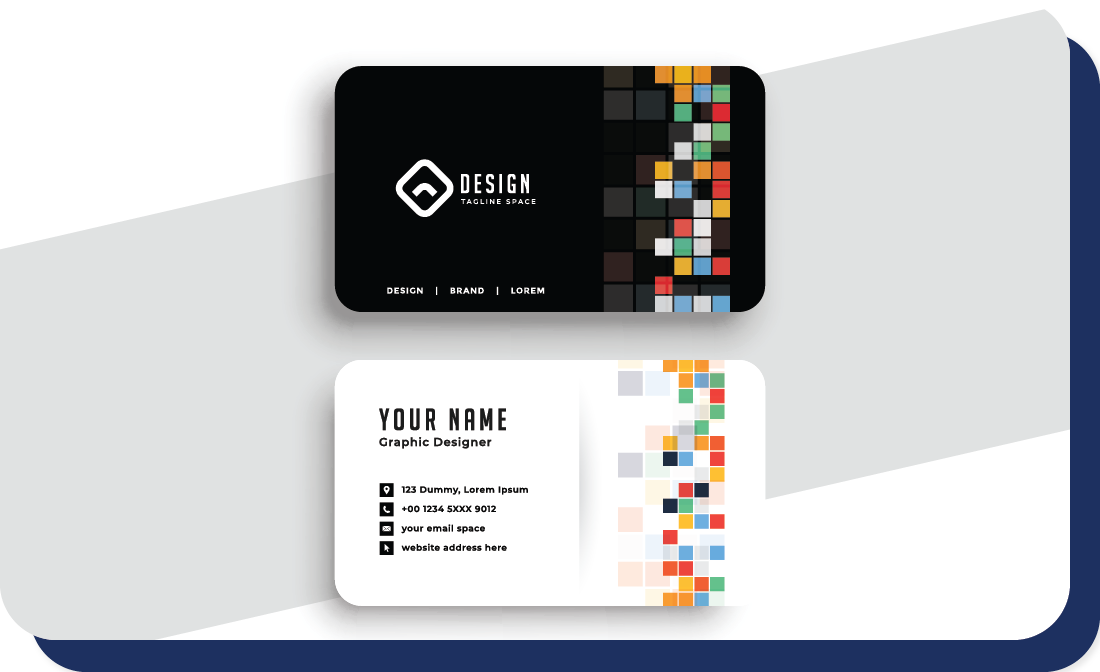 Visiting and business card design services